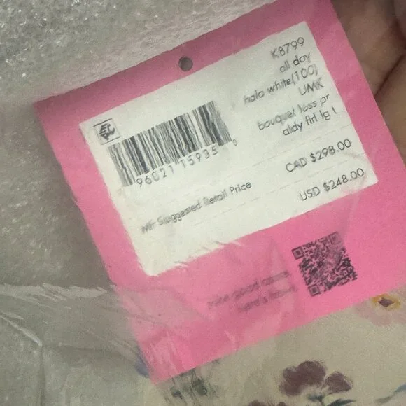 kate spade new york All Day Bouquet Toss Large Tote - Halo White - Picture 6 of 6